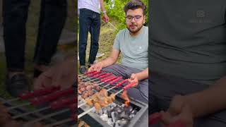 Bbq 🍖 Party  Chilling Out With Friends 😎😊😁 shorts eidspecial bbq [upl. by Hawley]