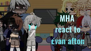 •MHA REACT TO AFTONS•  Evancc Afton  part 2  mha  fnaf  my au [upl. by Abernon440]