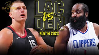 Denver Nuggets vs Los Angeles Clippers Full Game Highlights Nov 14 2023 FreeDawkins [upl. by Enyawud]