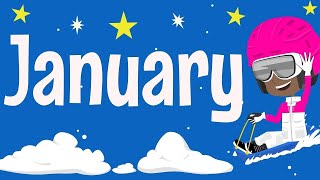 January A Fun Animation All About The First Month Of The Year [upl. by Adilem]