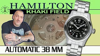 ⭐⭐⭐⭐ Hamilton Khaki Field Auto 38mm ref H70455133  recensione [upl. by Luemas37]