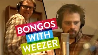 Rivers Cuomo of Weezer jams with Rainn Wilson Bongos [upl. by Aillicsirp199]