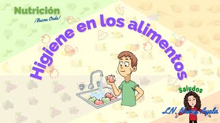 Higiene en los alimentos video educativo para niños [upl. by Akinet]