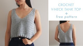 Sea Breeze Crochet Tank Top DIY Tutorial [upl. by Ryder348]