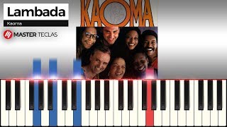 Lambada Chorando Se Foi  Kaoma  Piano Tutorial [upl. by Noli]