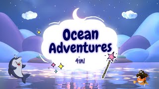 Sleep Meditation for Kids  OCEAN ADVENTURES 4in1  Bedtime Sleep Stories for Children [upl. by Leventhal618]