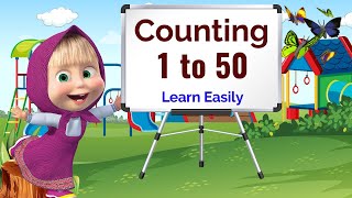 Learn counting 1 to 50 1 se 50 tak ginti 1 to 50 counting ginti [upl. by Euk]