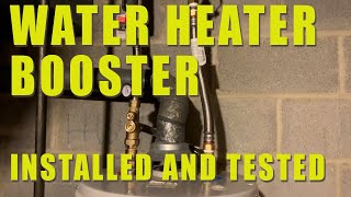 Water Heater Booster Mixing Valve Installation and Test [upl. by Gwen]