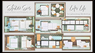 Studio Sus LAKE LIFE 12 X 12 Scrapbooking Workshop Overview [upl. by Ardnazxela]