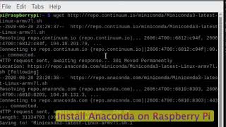 How to install anaconda on raspberry PI [upl. by Wailoo]