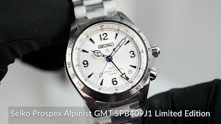 Seiko Prospex Alpinist GMT SPB409J1 Limited Edition [upl. by Moshell]