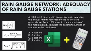 Rain Gauge Network  Adequacy of Rain Gauge Stations [upl. by Sucerdor]