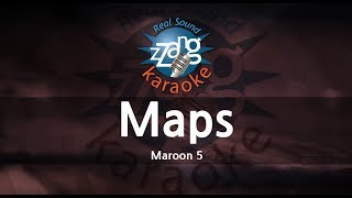 Maroon 5Maps Karaoke Version [upl. by Htebazila494]