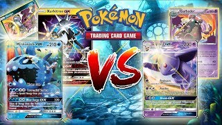 CRAZY ANNOYING DECK Wishiwashi GXXurkitree GXHoopa VS Espeon GXGarbodor  Pokemon TCG [upl. by Franz]