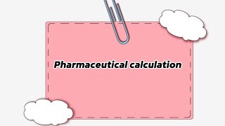 حسابات صيدلانية  Electrolyte Solutions Milliequivalents Pharmaceutical Calculation [upl. by Ettezus206]