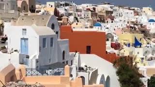 Traditional music in Oia  Santorini  Greece [upl. by Habeh633]