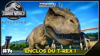 NOTRE PREMIER TREX  Jurassic World Evolution FR  EP14 [upl. by Aihsekin962]