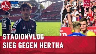 4 TORE  2 ROTE KARTEN😮‍💨⚽️  STADIONVLOG gegen Hertha  1 FC Nürnberg [upl. by Riccio]