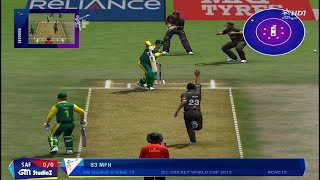 UAE vs SOUTH AFRICA  ICC CWC 2015  EA SPORTS CRICKET [upl. by Nobe394]