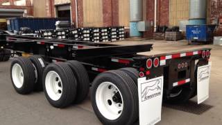 TriAxle 2040 Combo  Sliding Intermodal Container Chassis [upl. by Suedama391]