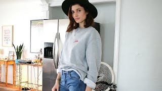 DIY Reconstruct and Style an Oversized Sweatshirt [upl. by Monreal636]