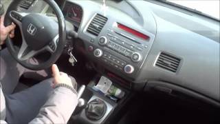 Driving Manual In SnowDownshifting To 1st Gear [upl. by Nirret799]