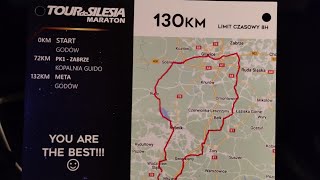 Tour de Silesia Maraton 2023 edycja nocna 132 km po ĹšlÄ…sku [upl. by Erual]