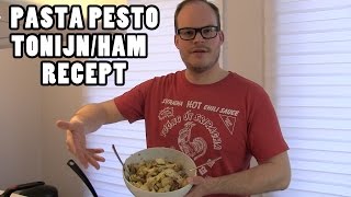 Pasta pesto tonijnham recept  MAN CAVE [upl. by Aramad]