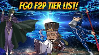 Fate Grand Order F2P Guide 13 Star Servant Tier List [upl. by Wilfred]