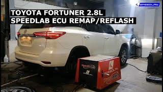 Toyota Fortuner 28L SpeedLab ECU Remap Reflash ECU Tuning [upl. by Lorri231]