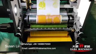 4 colors 320mm label flexo printing machine [upl. by Aros831]