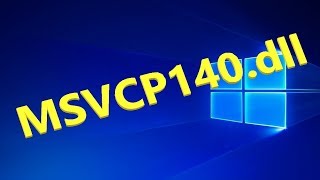 Как Скачать и Исправить ошибку MSVCP140dll [upl. by Aratahs]