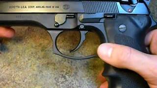 Beretta Pistol Disassembly [upl. by Marko]