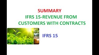 IFRS 15 Revenue from Contracts with Customers 2024 [upl. by Toms758]