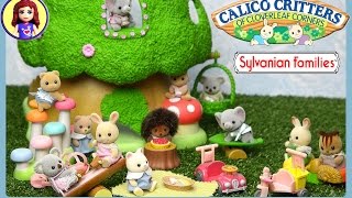 Sylvanian Families Calico Critters Nursery Treehouse Unboxing Review and Play  Kids Toys [upl. by Bendite]