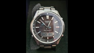 Unboxing  CASIO LINEAGE WATCH LCWM100TSE1AJF Tough Solar Atomic Radio Titanium LCWM100TSE1A [upl. by Asit661]