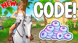 NEW STAR COINS CODE FOR ALL STAR STABLE PLAYERS [upl. by Aicella]