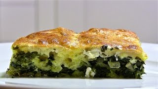 BörekBörek mit Schafskäse und SpinatTürkisches Börek Rezept mit Spinat [upl. by Yerbua]