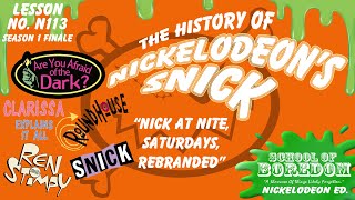 The History Of SNICK  Nick At Nite Saturdays Rebranded  SOB Nick Ed  No N113  Season Finale [upl. by Acimot]