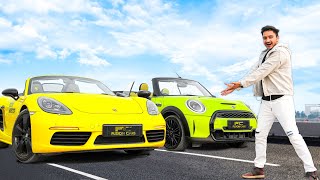 I Tried Porsche And Mini Cooper Worth Rs3 Crore [upl. by Hammerskjold]