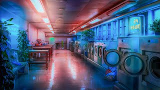 Soothing Laundromat Ambience 🧺💤 Washer amp Dryer Laundromat Sounds Relaxing White Noise 🌀👕👖 10 Hours [upl. by Corbin]