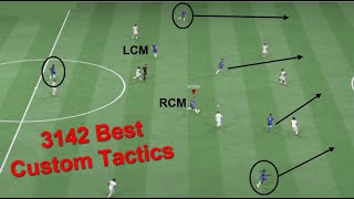 3142 Best Custom Tactics amp Creating Chances  FIFA 22 Best Formation Ever [upl. by Eelinej]