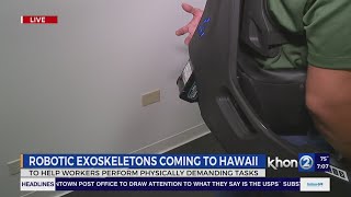 Exoskeletons introduced in Hawaii [upl. by Norword]