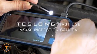 Teslong MS450 Inspection Camera First Use Video Manual [upl. by Aisile960]