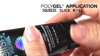 Gelish PolyGEL® Tutorial One Color Overlay with SoakOff Gel [upl. by Asilana116]