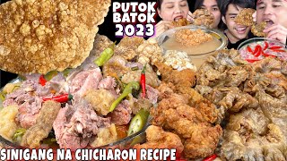 PUTOK BATOK 2023 MUKBANG SINIGANG NA MAY CHICHARON  CRISPY CHICKEN NECK  CHICHARON BULAKLAK ATBP [upl. by Vassily527]