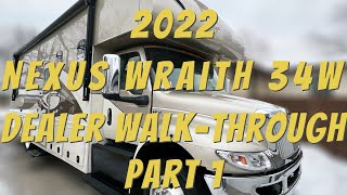 Nexus Wraith 34W 2022  Dealer Walkthrough  Part 1  Super C  diesel  Cummins [upl. by Fenton821]