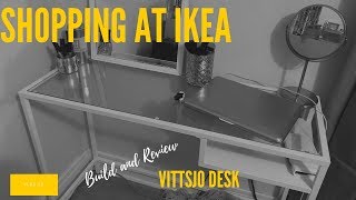 LETS BUILD AND REVIEW IT IKEA VITTSJO DESK [upl. by Nylsaj]