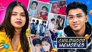 Reacting to Our Childhood Photos 😍 Storytime 🤣 [upl. by Nyrat]