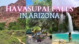 4 DAY hike to HAVASUPAI FALLS in ARIZONA 2024  vlog Mooney Falls Beaver Falls what I learned [upl. by Daven883]